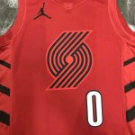 NBA 0 Lillard Blazers 22-23 statement Maillot Rouge